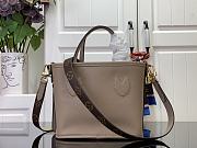 LV Neverfull Bandoulière Inside Out BB Grey Handbag  24 x 14 x 9 cm - 4