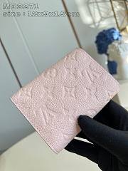 LV Victorine Wallet M83271 Pink 12x9.5x1.5cm - 3