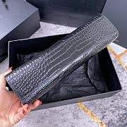 Manhattan Crocodile Pattern Original Leather 29x20.5x7cm - 4