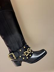 Dolce gabbana retro style square toe motorcycle fashion boots - 5