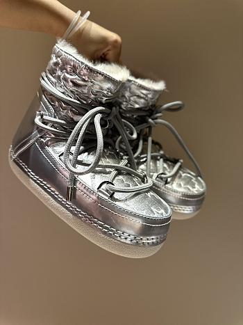 INUIKII NICHE FUR WOMEN'S SNOW SILVER BOOTS 