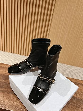 Dior Belle-D heeled black boot