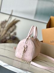 LV Speedy Bandouliere 20 Handbag Light Pink 20.5 × 13.5 × 12 cm - 6