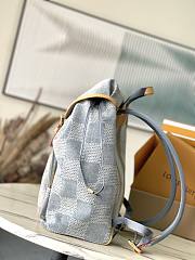 LV Montsouris Backpack Damier Denim 3D 32 x 40 x 19 cm - 6