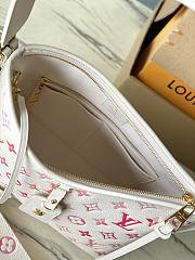 LV M24652 Pink Flower Small CarryAll Handbag 29.5 × 24 × 12 cm - 5