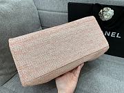 Chanel Canva Shopping Pink Bag 38cm - 5