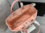 Chanel Canva Shopping Pink Bag 38cm - 6