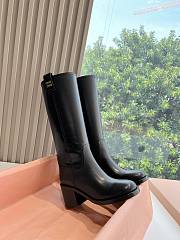 Miu Miu British motorcycle black boots - 5