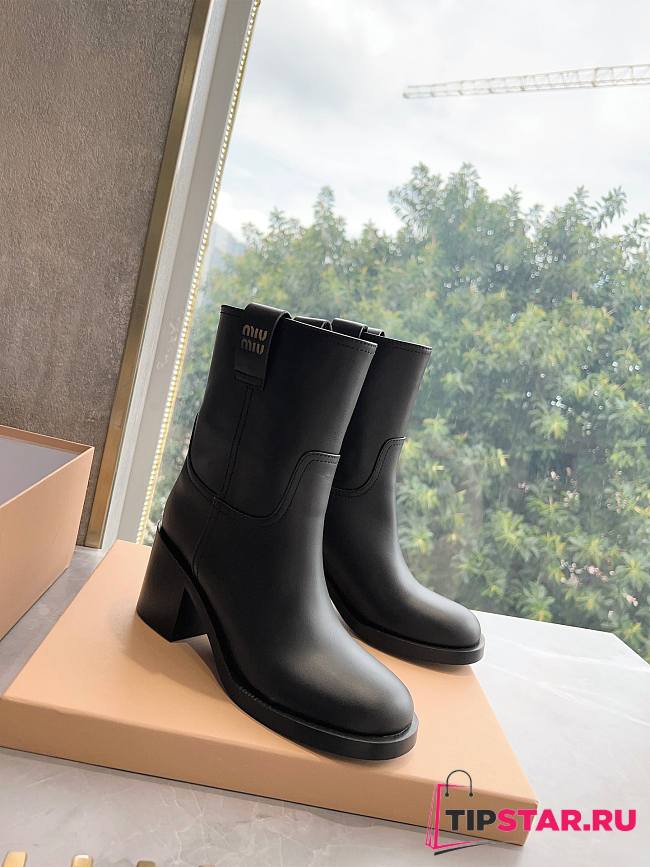 Miu Miu Martin Black Boots  - 1