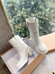 Miu Miu Martin White Boots - 4