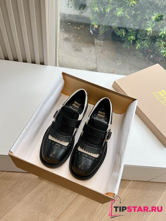 MiuMiu Sloppy Black Shoes - 1