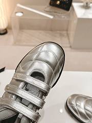 Chanel baseball silver shoes - 6