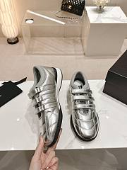 Chanel baseball silver shoes - 5