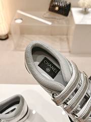 Chanel baseball silver shoes - 3