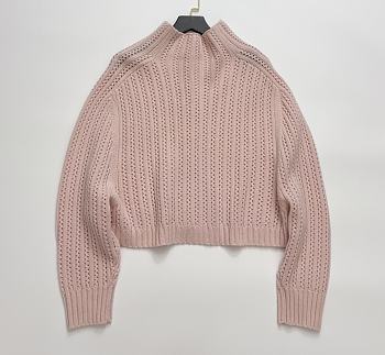 Max Mara solid color wool cashmere pullover sweater