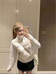 Moncler zipper down white jacket  - 1