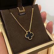 Classic single flower four-leaf clover Van Cleef & Arpels necklace - 1