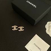 Chanel vintage letter earrings  - 4