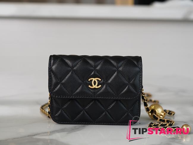 Chanel Waist Bag Square Series Black 9.5x10.5x3cm - 1