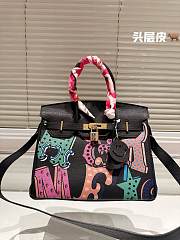 Hermes Bonnie Bag Black  30cm - 1