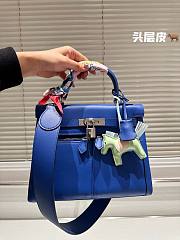 Hermes Dark Blue Bag 28cm - 1