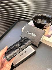 Chanel wallet black 11x8cm   - 3