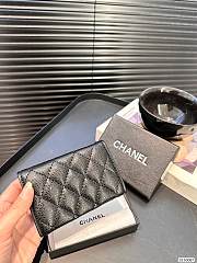 Chanel wallet black 11x8cm   - 2