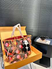 Lv Tote Painted Shopping Bag 33X29CM  - 1