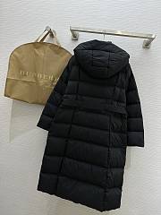 Burburry hooded long black down - 2