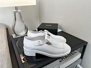 Chanel Mary JaneS White  Retro College Style - 3