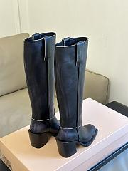 Miu Miu classic biker black boots - 3