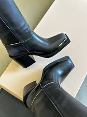 Miu Miu classic biker black boots - 2