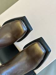 Miu Miu classic biker brown boots - 6