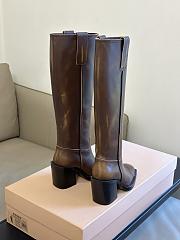 Miu Miu classic biker brown boots - 3