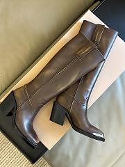 Miu Miu classic biker brown boots - 2