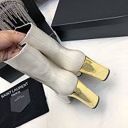 YSL hot-selling short white boots - 5