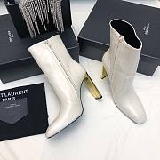 YSL hot-selling short white boots - 2