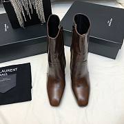 YSL hot-selling short brown boots - 6