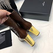 YSL hot-selling short brown boots - 2