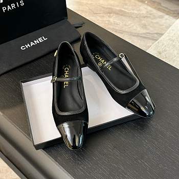 Chanel Mary Jane black sandals