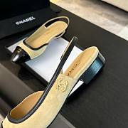 Chanel Mary Jane yellow sandals - 2