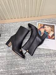 GG horsebit ankle black boots - 5