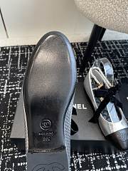 Chanel 24ss Mary Jane single silver shoes - 5