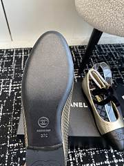 Chanel 24ss Mary Jane single gold shoes - 6