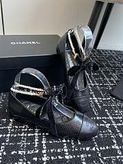 Chanel 24ss Mary Jane single black shoes - 1