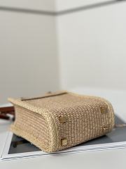 Fendi Look Mini Square Brown Bag 13.5x5.5x18cm - 5