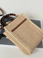 Fendi Look Mini Square Brown Bag 13.5x5.5x18cm - 2