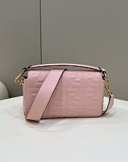 Fendi Baguette Medium Light Pink Bag 26×5×15cm - 3