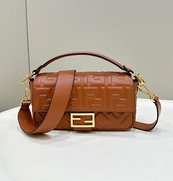 Fendi Baguette Medium Brown Bag 26×5×13cm