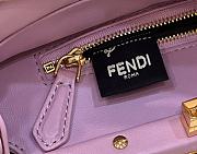 Fendi Peekaboo Purple Bag 23×7×19cm - 6